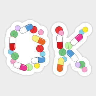 OK Pills Sticker